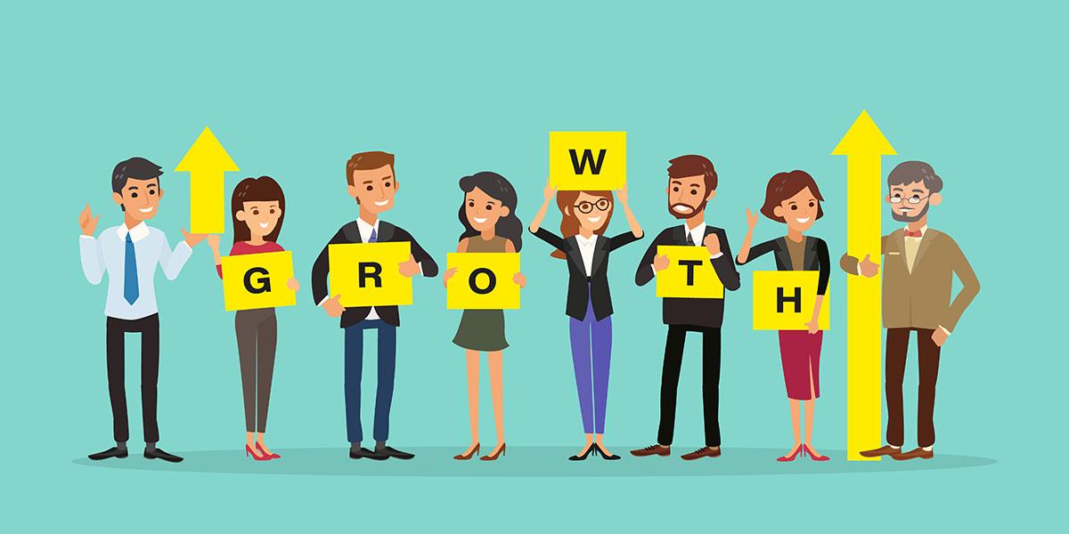 Ilustratie pentru conceptul de crestere a afacerii